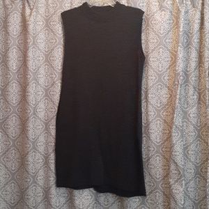 Vintage sleeveless mock-neck sweater dress